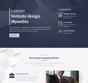 Lawyer WordPress Design